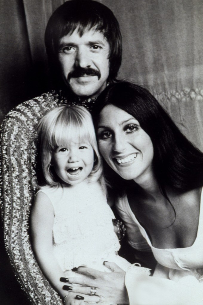 Sonny, Cher & Chaz In 1972