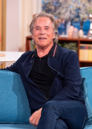Editorial use only
Mandatory Credit: Photo by Ken McKay/ITV/Shutterstock (10438809ap)
Don Johnson
'This Morning' TV show, London, UK - 08 Oct 2019
MIAMI VICE STAR AND EIGHTIES HEART-THROB: DON JOHNSON 

Eighties hearthrob and former self-titled ‘sex idol of the universe’ Don Johnson joins us ahead of the UK release of his new film ‘Knives Out’. A “whodunnit” murder mystery that boasts an all-star cast including: Jamie Lee Curtis, Chris Evans, Toni Collette and Daniel Craig, the film promises to have us all flocking to the cinema. The 69 year old will also be talking about being personally requested as Jane Fonda’s love interest in her latest flick and why he still hasn’t seen daughter Dakota’s Fifty Shades films - and frankly we don’t blame him!