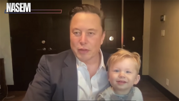 Elon Musk Shares Rare Glimpse Of His Son With Grimes, AE A-Xii, 1, In SpaceX Video Presentation