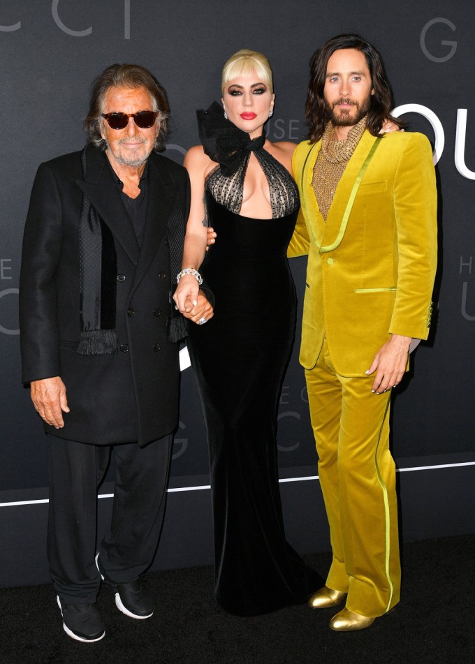 Al Pacino, Lady Gaga, & Jared Leto