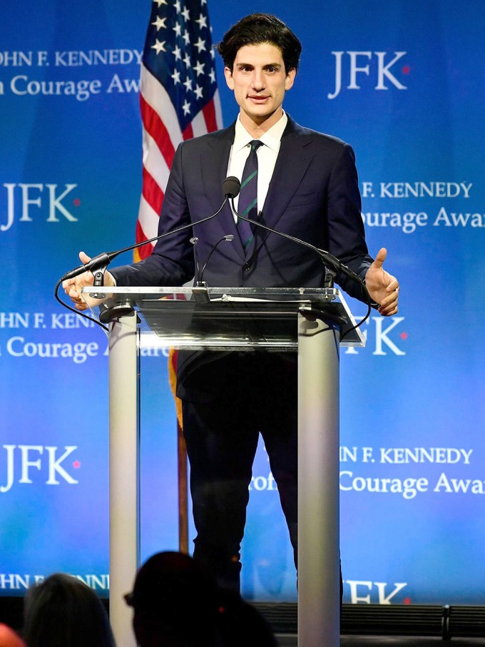 Jack Schlossberg speaks at the 2019 Profile in Courage Award
