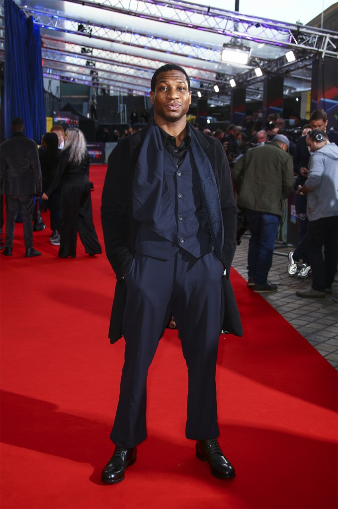 Jonathan Majors at the London premiere of ‘The Harder They Fall’