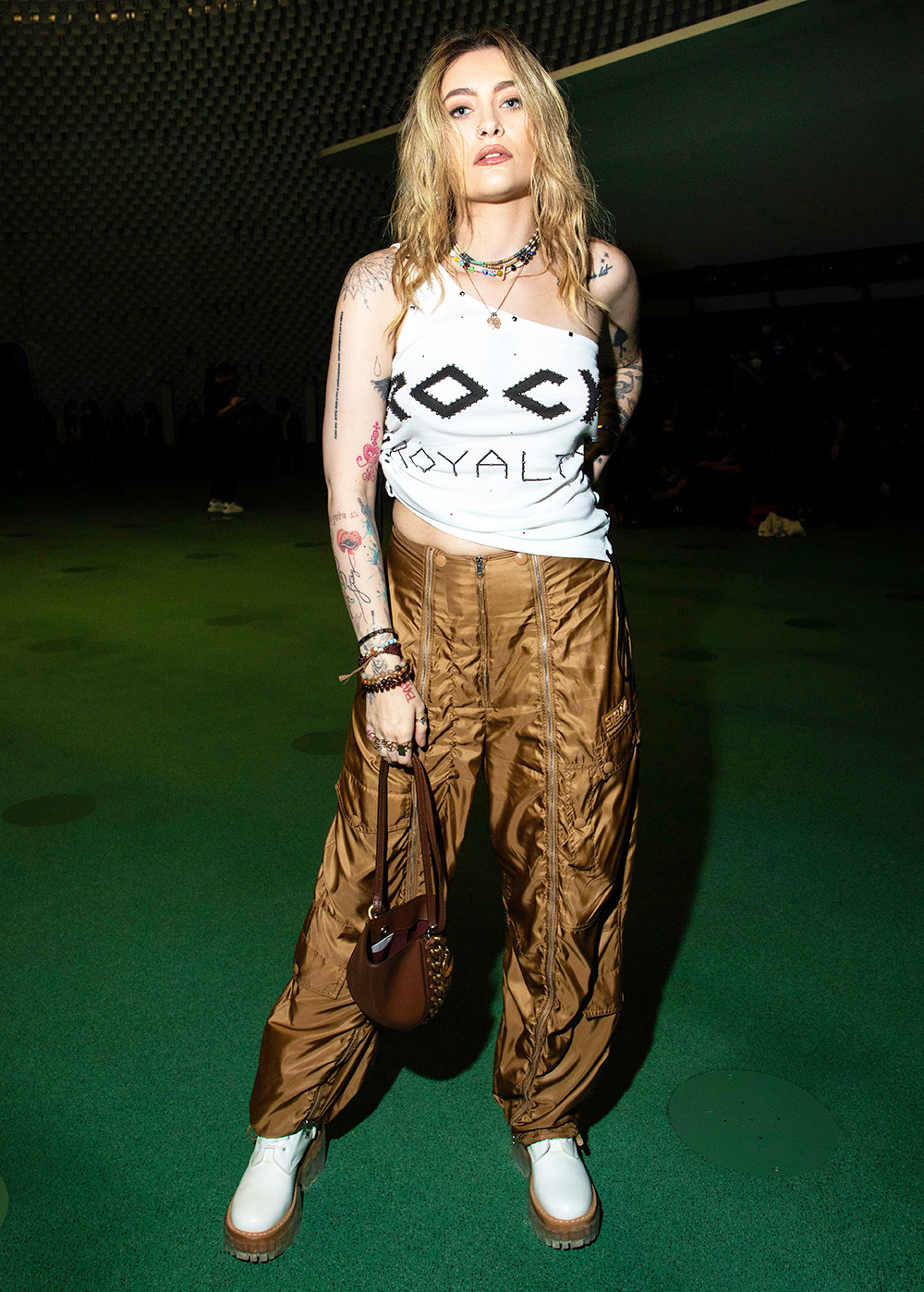 Paris Jackson attends the Stella McCartney Spring-Summer 2022 ready-to-wear fashion show presented in Paris
Fashion S/S 2022 Stella McCartney Front Row, Paris, France - 04 Oct 2021