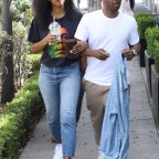 Kelly Rowland looks casual as she goes furniture shopping with her husband