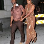 Kelly Rowland and Tim Weatherspoon at BeyoncŽ'sÊSoul Train-themed 35th birthday bash in New York