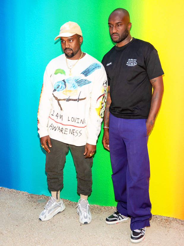 Kim, Kanye attend Virgil Abloh's final Louis Vuitton show