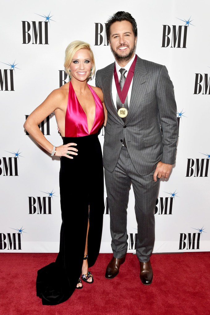 Luke Bryan & Caroline Boyer At 2017 BMI Awards