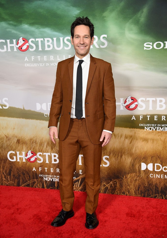 Paul Rudd At The Premiere Of ‘Ghostbusters: Afterlife’