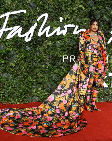 Priyanka Chopra Jonas poses for photographers upon arrival at the The Fashion Awards in LondonThe Fashion Awards 2021, London, United Kingdom - 29 Nov 2021