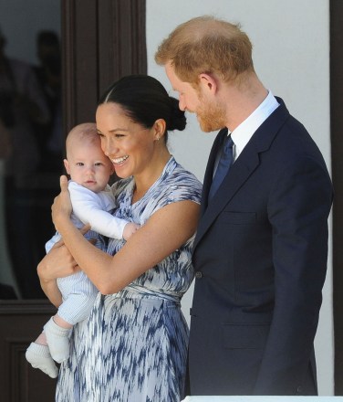 Britain's Prince Harry and Meghan, Duchess of Sussex, holding their son Archie, meet Anglican Archbishop Emeritus, Desmond Tutu and his wife Leah in Cape Town, South Africa. The Duchess of Sussex has revealed that she had a miscarriage in July. Meghan described the experience in an opinion piece in the New York Times on Wednesday. She wrote: "I knew, as I clutched my firstborn child, that I was losing my second." The former Meghan Markle and husband Prince Harry have a son, Archie, born in 2019
Britain Duchess of Sussex, Cape Town, South Africa - 25 Sep 2019