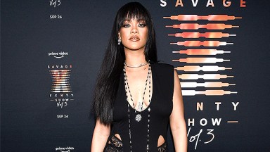 Rihanna's celeb friends get together for a sexy lingerie display
