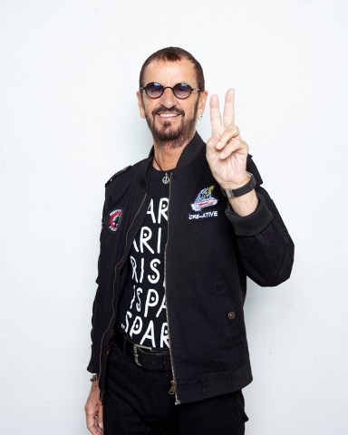 Ringo Starr poses for a portrait at the Sunset Marquis in Los Angeles Ringo Starr Portrait Session, West Hollywood, USA - 11 Oct 2019