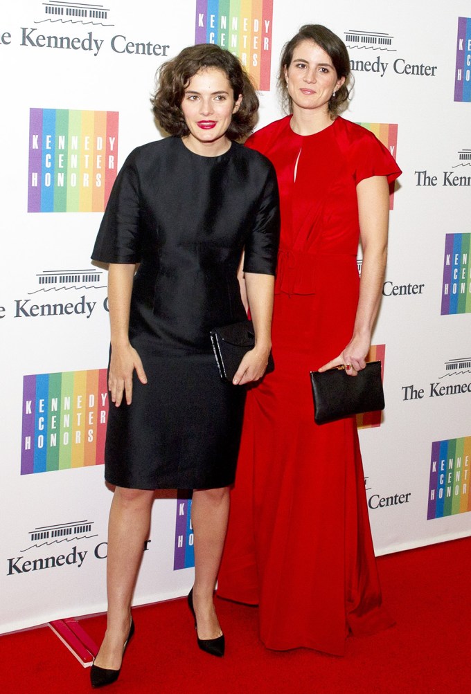 Rose Kennedy Schlossberg and Tatiana Schlossberg at the Kennedy Center Honors Gala