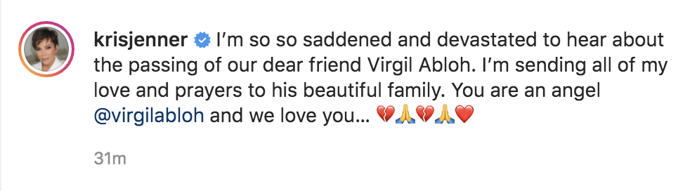 Gigi Hadid and Hailey Bieber lead tributes to Virgil Abloh after
