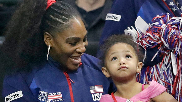 Serena Williams shares 'rare sighting' of her father as he plays with  granddaughter Olympia