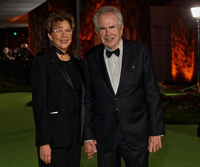 Annette Bening & Warren Beatty At The Academy Museum Of Motion Pictures Opening Gala
