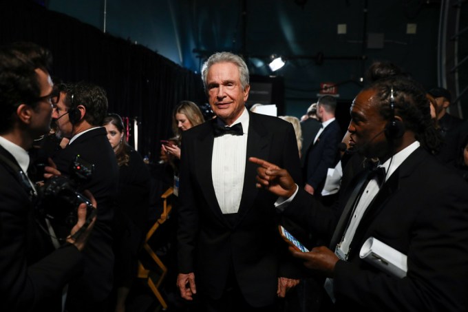 Warren Beatty At The 2018 Academy Awards