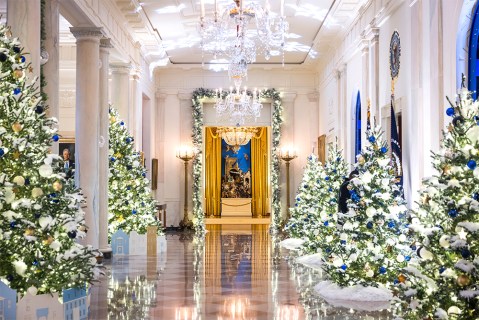 White House Christmas Decorations 2021 Photos Of The Tree & More