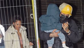 Ammika Harris, Chris Brown, and Aeko Brown