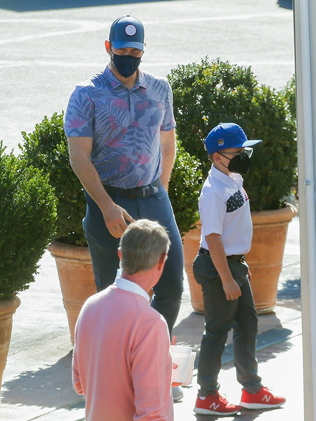 Chris Pratt and son Jack, 10, heartwarmingly wear matching Dodgers jerseys  as movie star throws opening pitch at MLB game