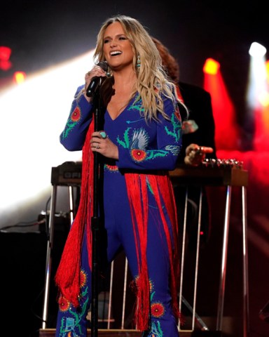 Miranda Lambert performs at the 55th annual CMA Awards, at the Bridgestone Arena in Nashville, Tenn
55th Annual Country Music Awards - Show, Nashville, United States - 10 Nov 2021