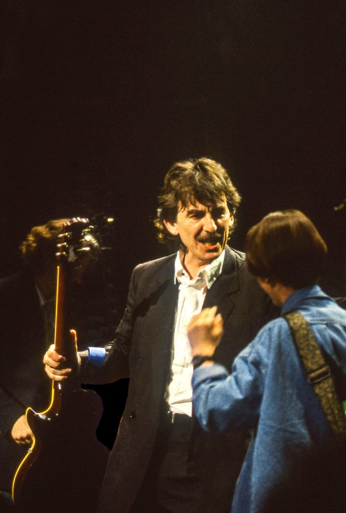George Harrison And Dhani Harrison In Concert At Royal Albert Hall