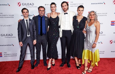 Quinn Tivey, Anthony Cran, Kasimira Wilding, Tarquin Wilding, Naomi Wilding, and Laela Wilding,
The Elizabeth Taylor Ball to End AIDS, Arrivals, Los Angeles, California, USA - 17 Sep 2021