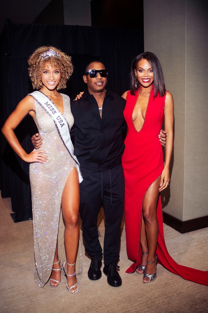 Miss USA Elle Smith, rapper Ja Rule and new Miss USA owner Crystle Stewart