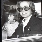 Former Film Actress Princess Grace Of Monaco (grace Kelly) And Her Youngest Daughter Princess Stephanie Of Monaco Aged 10 At London's Heathrow Airport En Route For A Private Visit To Philadelphia U.s.a.