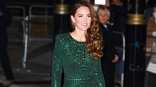 Kate Middleton's Green Sequin Gown At Royal Variety Performance: Photos   Hollywood Life