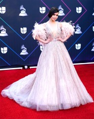 Sofia Carson arrives at the 22nd annual Latin Grammy Awards, at the MGM Grand Garden Arena in Las Vegas
2021 Latin Grammy Awards - Arrivals, Las Vegas, United States - 18 Nov 2021