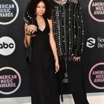 Machine Gun Kelly and daughter Casie Colson Baker American Music Awards, Arrivals, Microsoft Theater, Los Angeles, USA - 21 Nov 2021