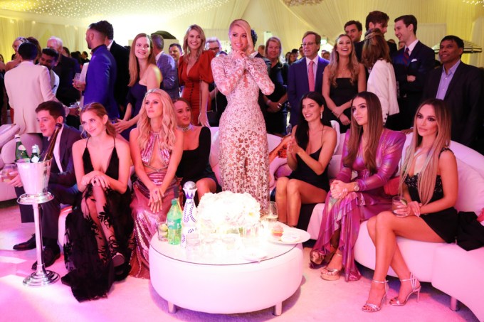 Paris Hilton at her second wedding reception
