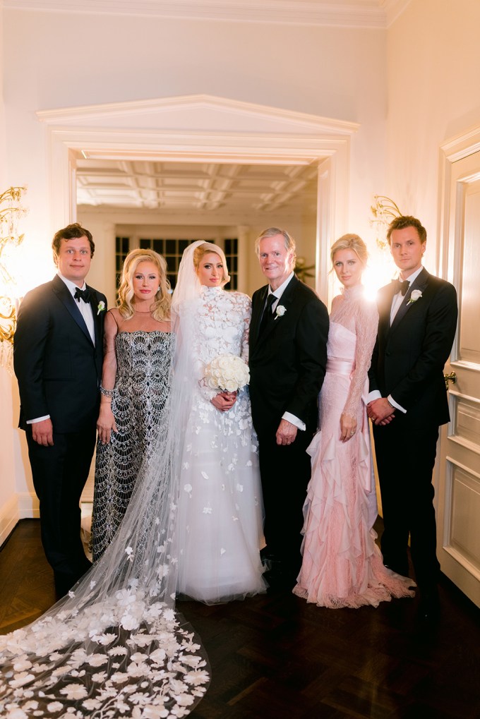 Paris Hilton With Her Family