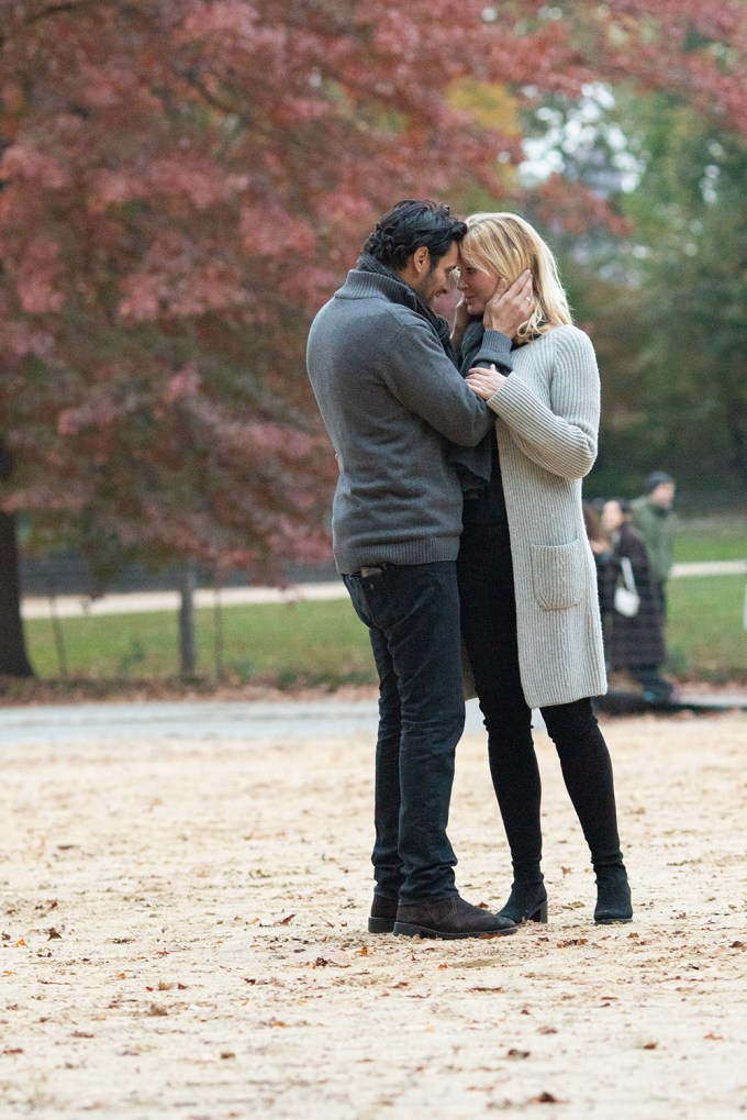 Sandra Lee & Ben Youcef Cozy Up in Central Park