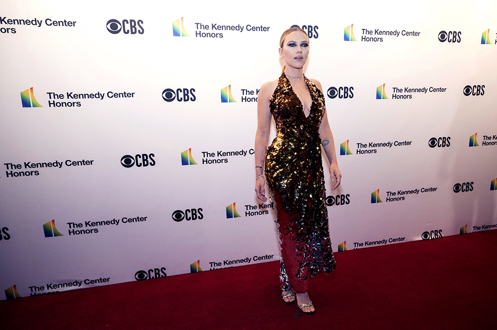 Actress Scarlett Johansson poses on the red carpet at the honors gala for the 44th Kennedy Center Honors, in Washington
Kennedy Center Honors, Washington, United States - 05 Dec 2021