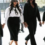 *EXCLUSIVE* Vanessa Bryant arrives in court with her daughter Natalia Bryant