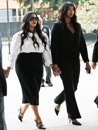 Los Angeles, CA  - *EXCLUSIVE*  - On this morning Vanessa Bryant arrived to court with her daughter Natalia, as she arrived paparazzi told her good luck in Spanish and she responded by saying Gracias. This is the third week of testimony but for the defendant's witnesses.Pictured: Vanessa Bryant, Natalia BryantBACKGRID USA 22 AUGUST 2022 USA: +1 310 798 9111 / usasales@backgrid.comUK: +44 208 344 2007 / uksales@backgrid.com*UK Clients - Pictures Containing ChildrenPlease Pixelate Face Prior To Publication*