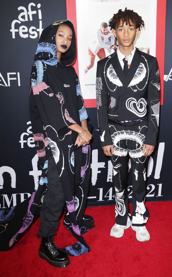 Willow & Jaden Smith at the ‘King Richard’ premiere