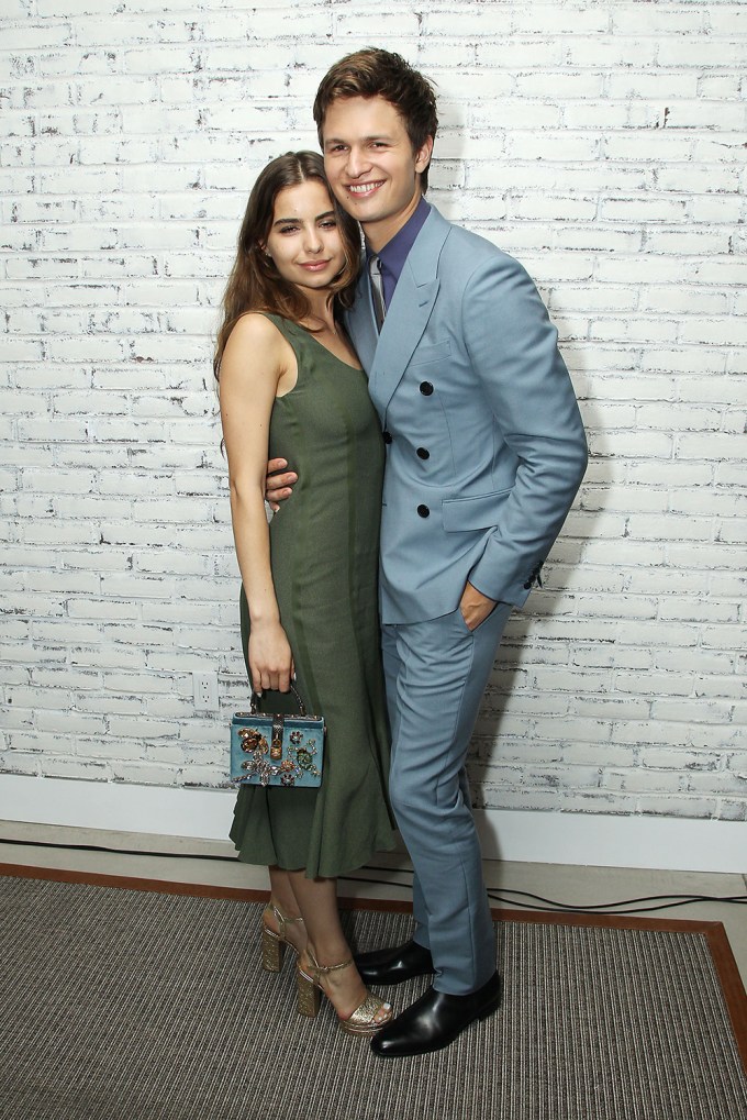 Ansel Elgort and Violetta Komyshan at a screening of ‘Baby Driver
