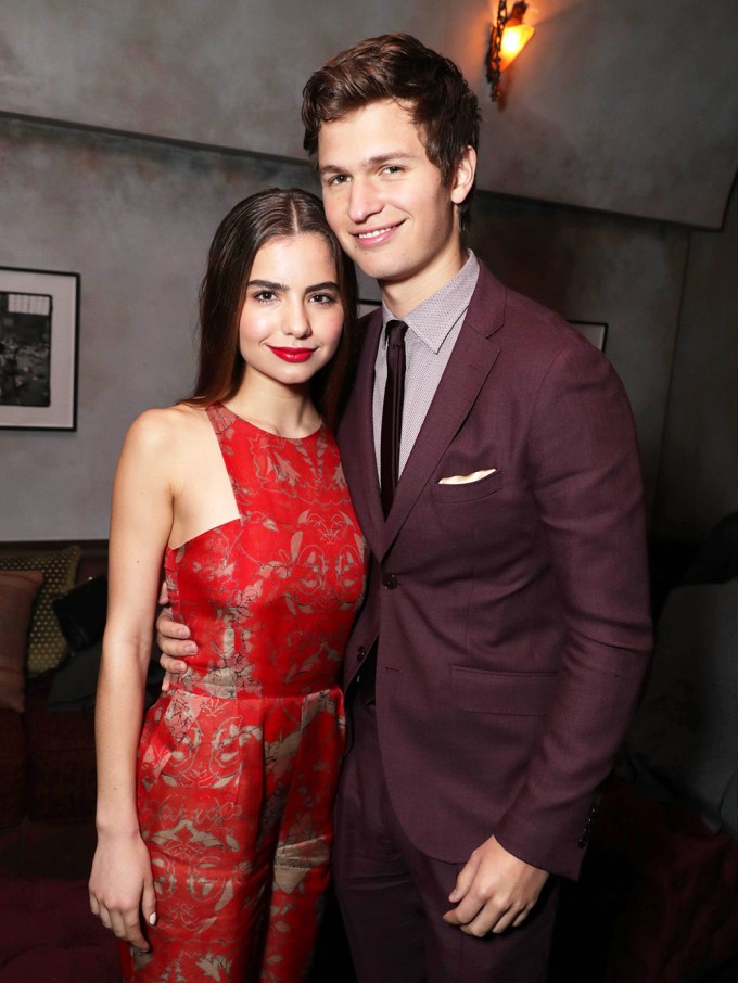 Ansel & Violetta at ‘Baby Driver’ premiere