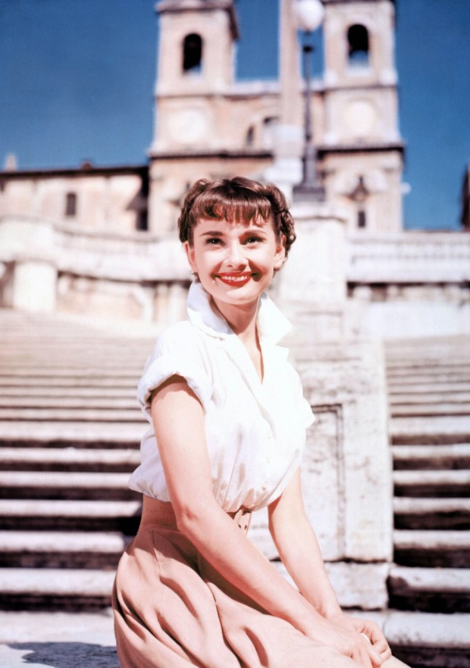 Audrey Hepburn In Roman Holiday