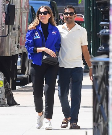Aziz Ansari Spends his Sunday Loved Up with Girlfriend Serena Skov Campbell in NYC.  The couple were spotted walking arm in arm while doing some light shopping in Soho Pictured: Aziz Ansari, Serena Skov Campbell Ref: SPL5091513 190519 NON-EXCLUSIVE Picture by: DIGGZY / SplashNews.com Splash News and Pictures USA: +1 310-525- 5808 London: +44 (0) 20 8126 1009 Berlin: +49 175 3764 166 photodesk@splashnews.com World Rights, No Portugal Rights