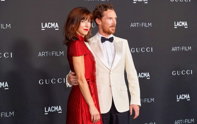 Benedict Cumberbatch & Sophie Hunter Attend LACMA Gala