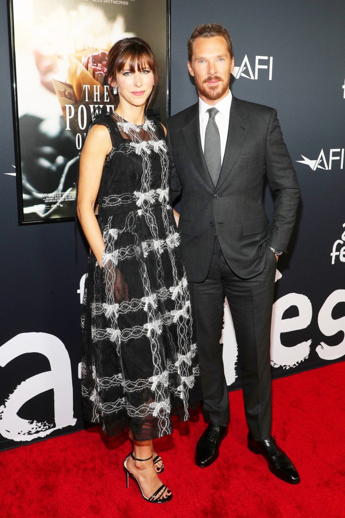 Benedict Cumberbatch & Sophie Hunter Attend ‘The Power of the Dog’ Premiere