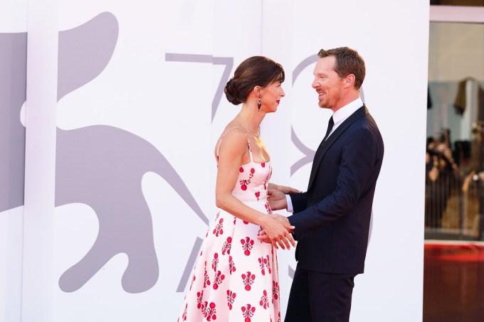 Benedict Cumberbatch & Sophie Hunter Look Loved Up At Film Premiere