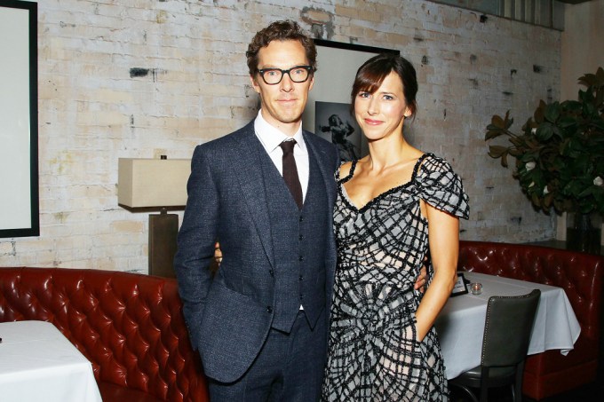 Benedict Cumberbatch & Sophie Hunter Arrive At Premiere Afterparty