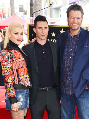 Gwen Stefani, Adam Levine, Blake Shelton
