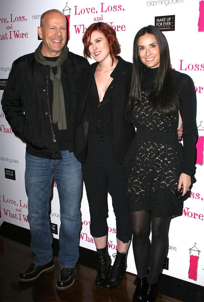 Bruce Willis & Demi Moore Support Daughter Rumer In 2011