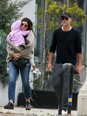 Sandra Bullock, daughter, Bryan Randall